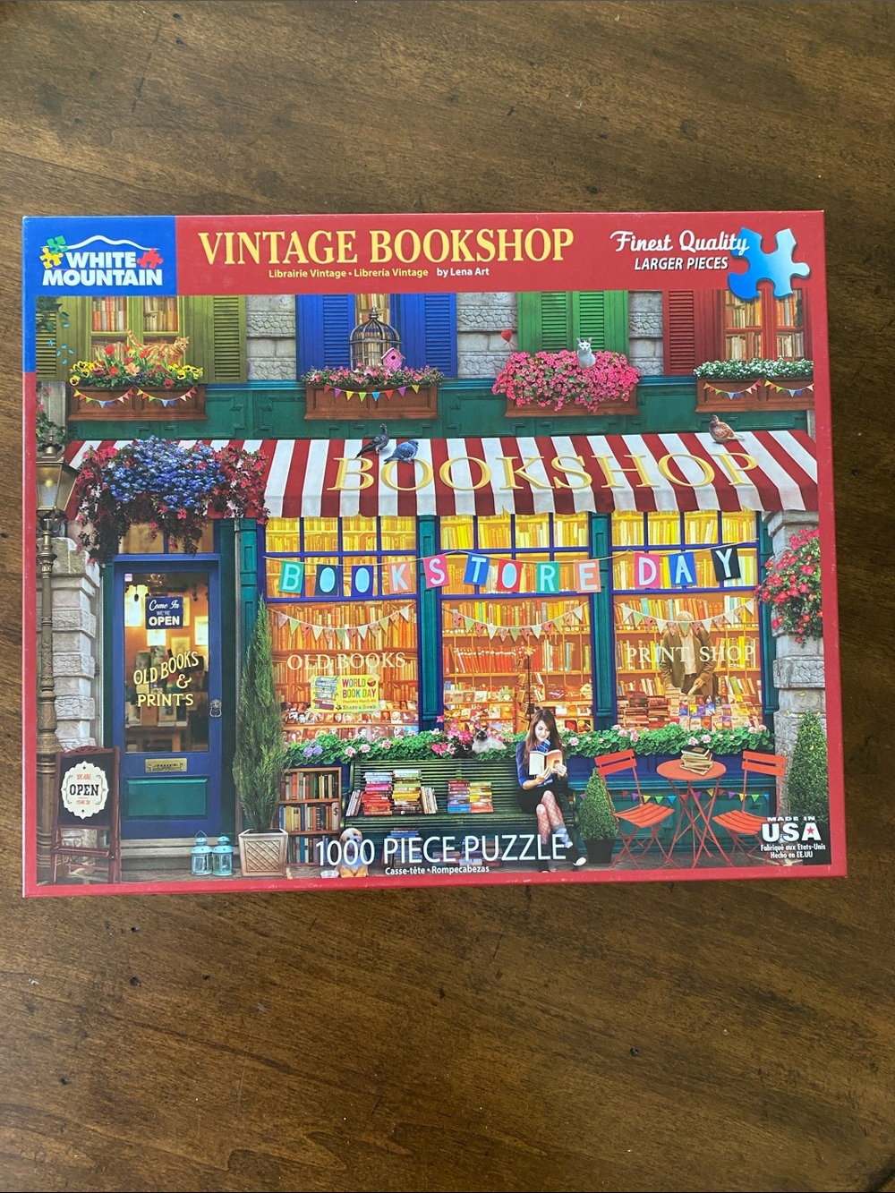 White Mountain • Vintage Bookshop Puzzle • 1000 Piece Puzzle